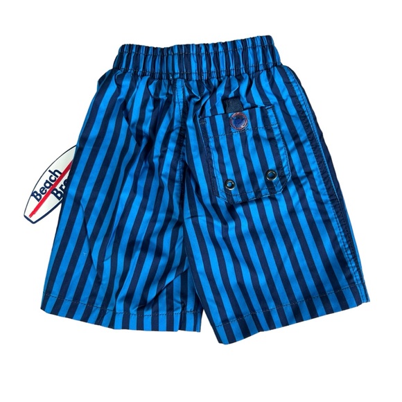BEACH BROS Cabana Stripe Toddler Swim Trunks - Picture 3 of 4